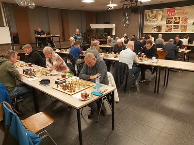 Beeld van de speelzaal in Stein.