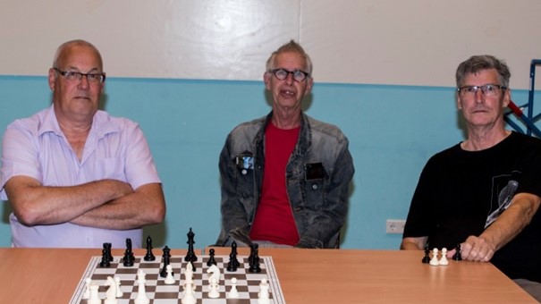 Gerard van den Berg, Kees Krook en Willy Kruger (v.l.n.r.)