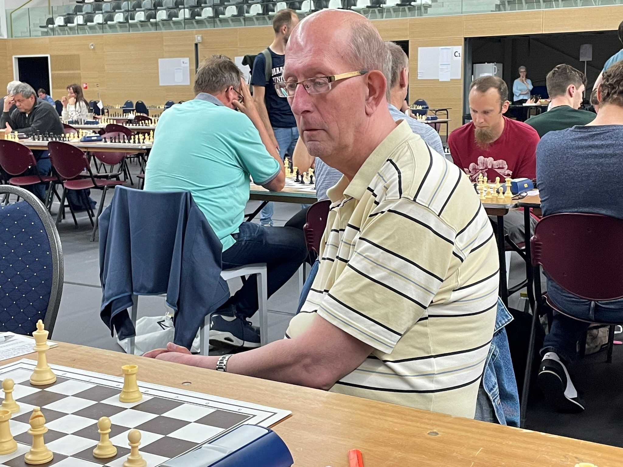 Jan Broekhuis vorig jaar op het Limburg Open in Maastricht (foto: Frank Clevers)