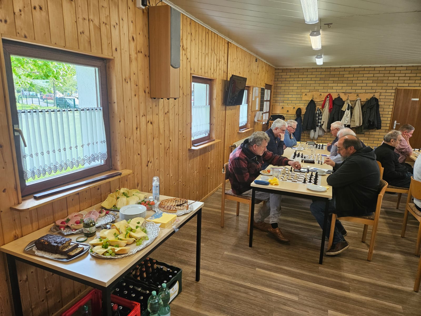 Beeld van de wedstrijd in Wegberg.