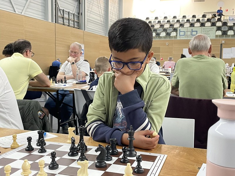 Akul Gupta. Deze foto is van een paar weken geleden van het Limburg Open in Maastricht (foto: Frank Clevers)