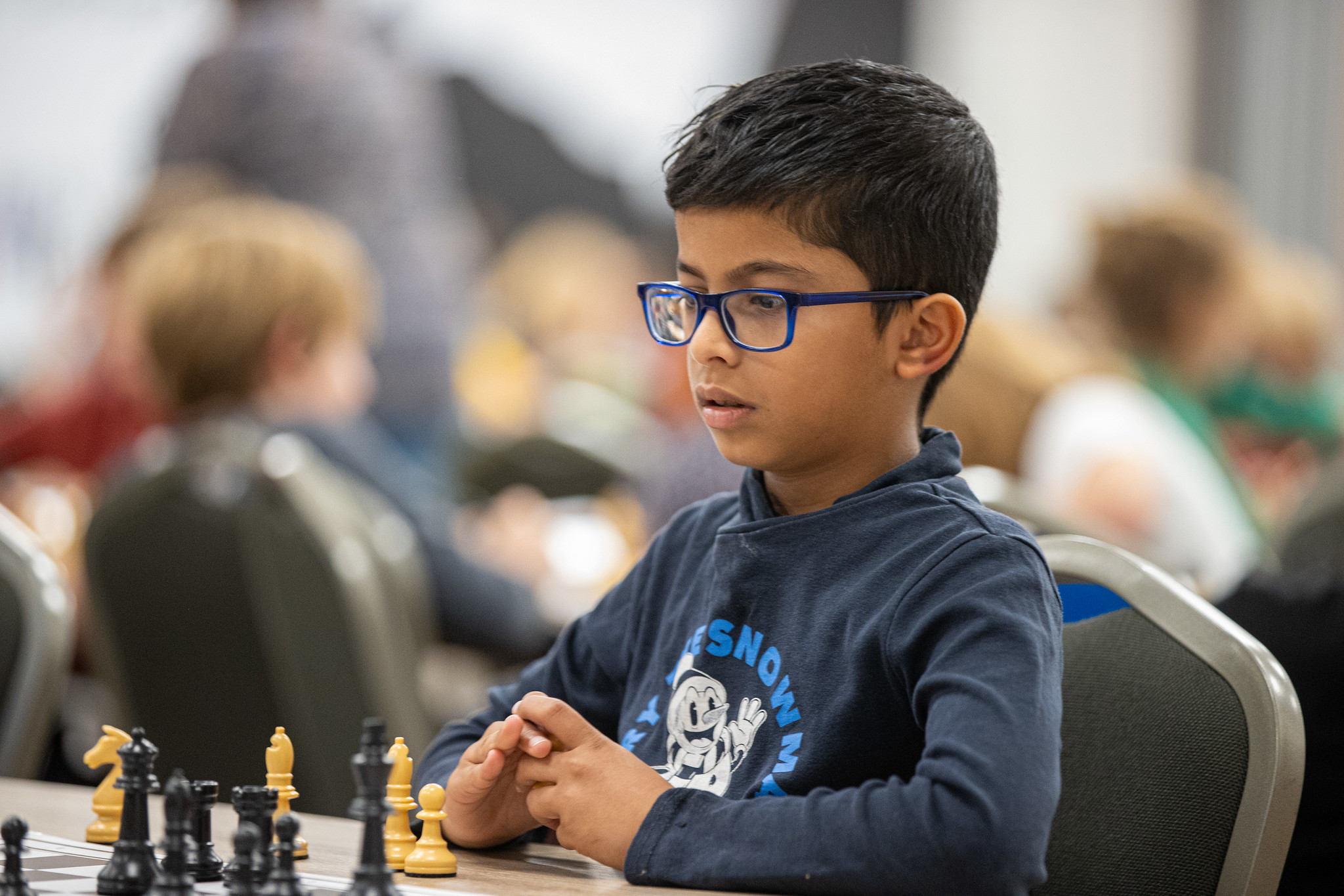 Akul Gupta tijdens het NK. (foto: Harry Gielen)